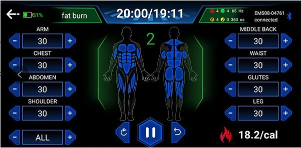 Smart EMS Fitness Suit